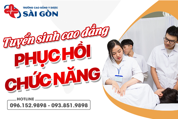 Trường Cao Đẳng Y Dược Sài Gòn tuyển sinh Cao Đẳng Phục Hồi Chức Năng