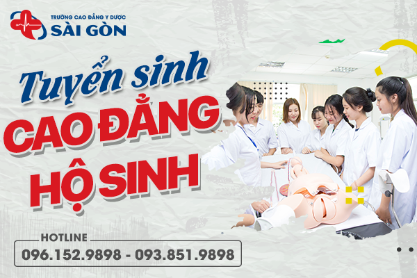 Trường Cao Đẳng Y Dược Sài Gòn tuyển sinh Cao Đẳng Hộ Sinh