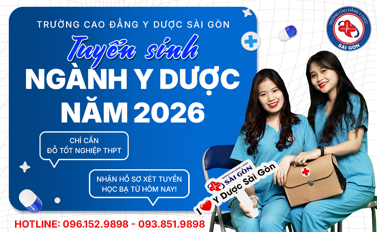 Thông tin tuyển sinh Trường Cao đẳng Y Dược Sài Gòn 2026